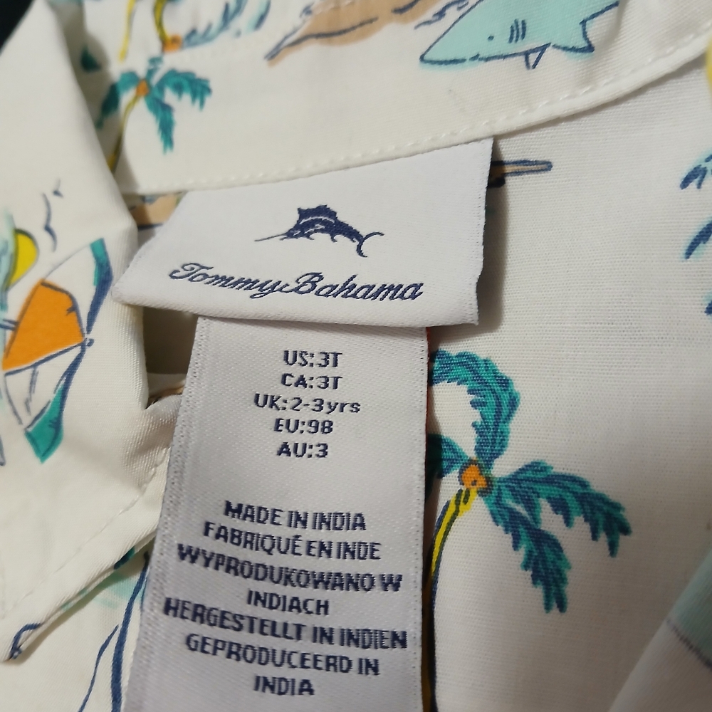 Tommy Bahama Kids' Beach Print Shirt